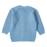 Patique İndigo Organik Pamuk Triko Bebek Hırka